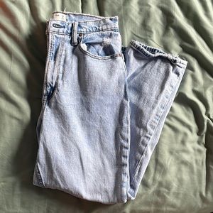 Ankle straight ultra high rise curve love jeans